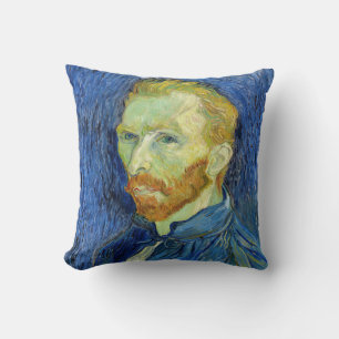 Vincent van Gogh - Selbstportrait mit Palette Kissen