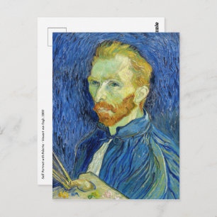 Vincent van Gogh - Selbstportrait mit Palette Postkarte