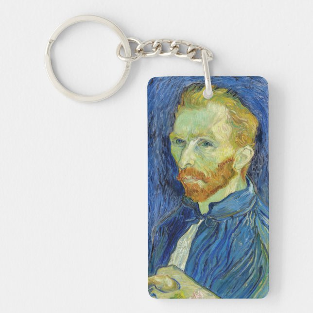 Vincent van Gogh - Selbstportrait mit Palette Schlüsselanhänger (Vorderseite)