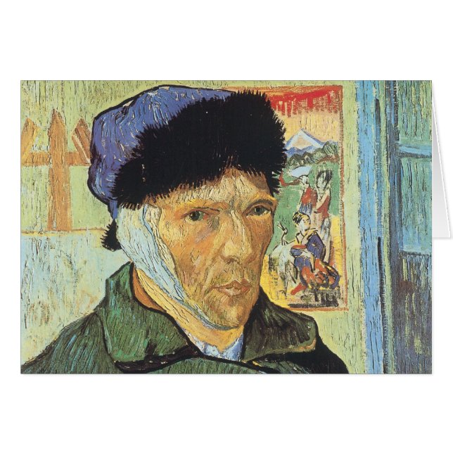 Vincent van Gogh - Selbstportrait mit verbanntem O (Vorderseite (Horizontal))