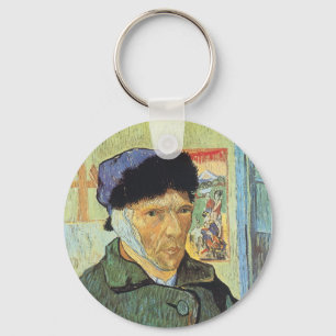 Vincent van Gogh - Selbstportrait mit verbanntem O Schlüsselanhänger