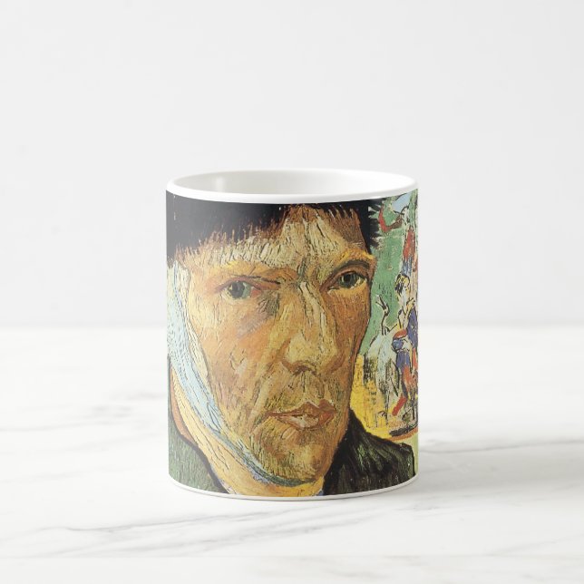 Vincent van Gogh - Selbstportrait mit verbanntem O Tasse (Mittel)