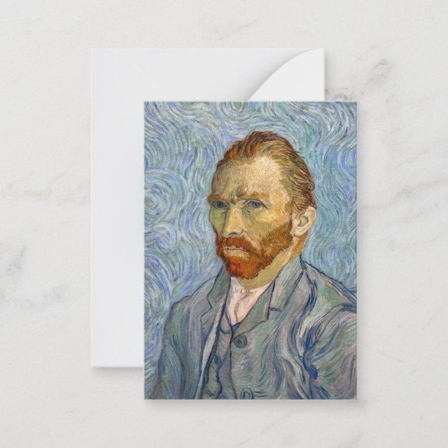 Vincent Van Gogh - Selbstportrait Mitteilungskarte (Vorderseite)