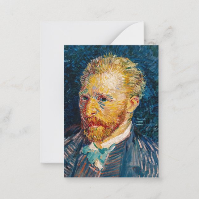 Vincent Van Gogh - Selbstportrait Mitteilungskarte (Vorderseite)