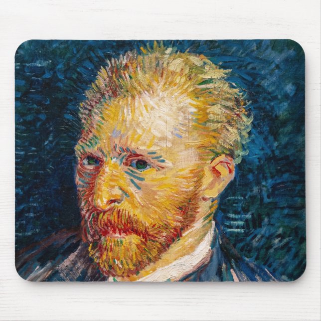 Vincent Van Gogh - Selbstportrait Mousepad (Vorne)