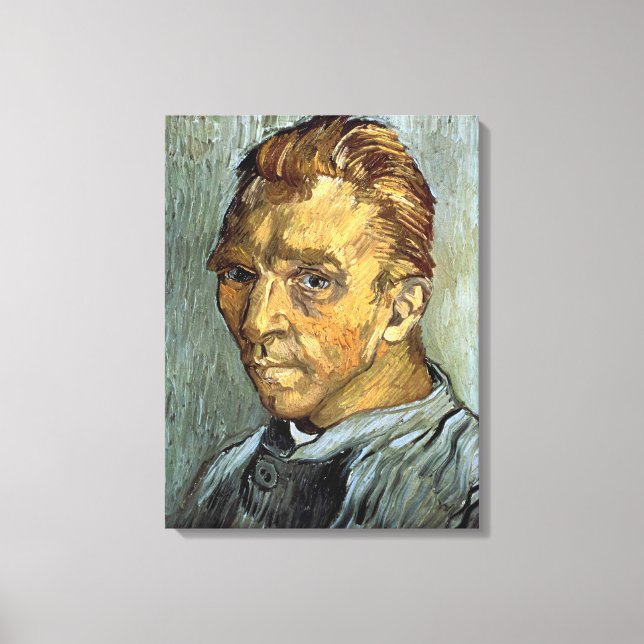 VINCENT VAN GOGH - Selbstportrait ohne Bart Leinwanddruck (Vorderseite)