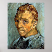 VINCENT VAN GOGH - Selbstportrait ohne Bart