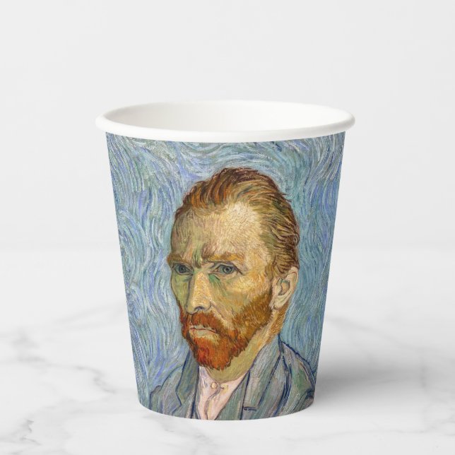 Vincent Van Gogh - Selbstportrait Pappbecher (Vorderseite)