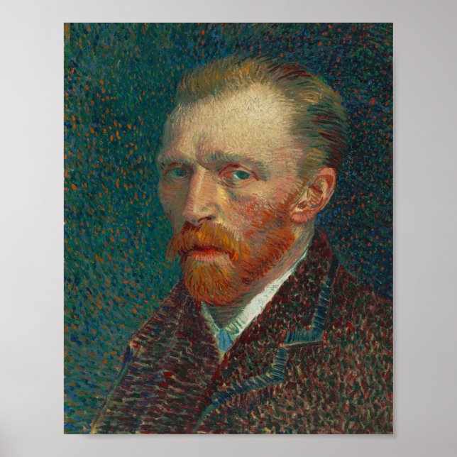 Vincent van Gogh - Selbstportrait Poster (Vorne)