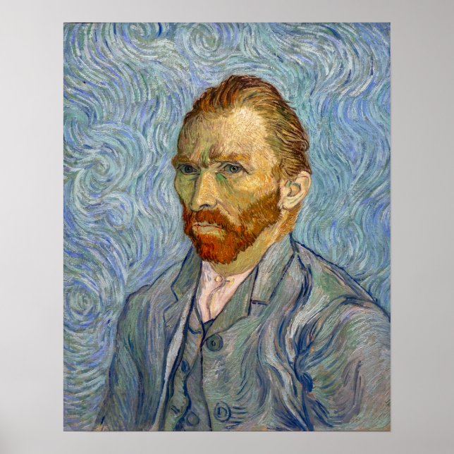 Vincent Van Gogh - Selbstportrait Poster (Vorne)