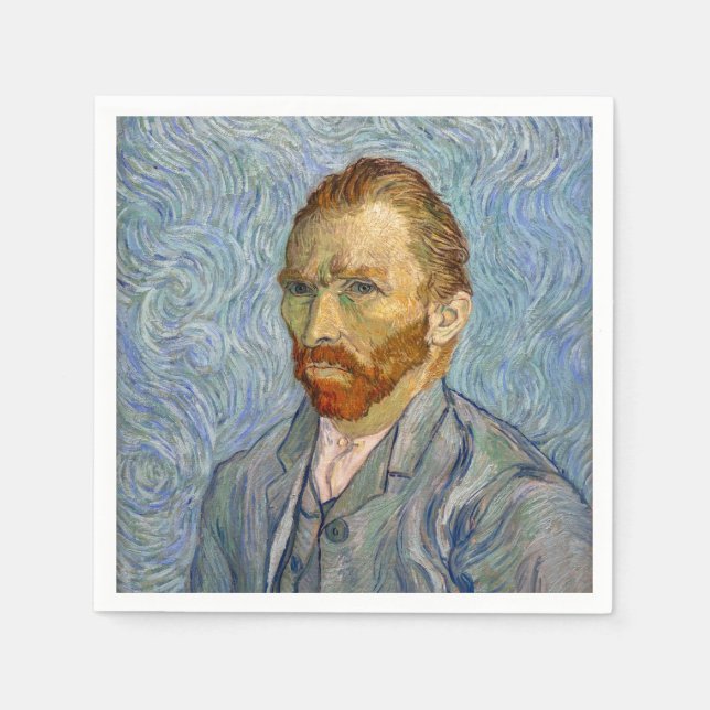 Vincent Van Gogh - Selbstportrait Serviette (Vorderseite)