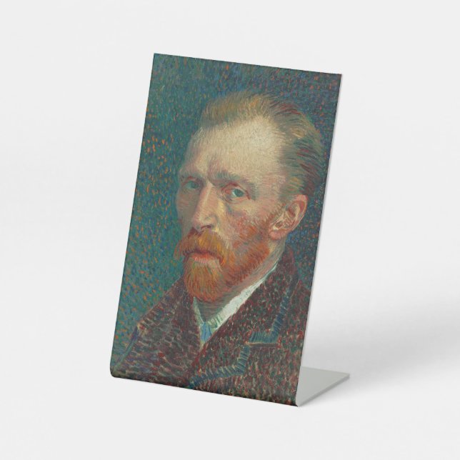 Vincent van Gogh - Selbstportrait Sockelschild (Vorderseite)
