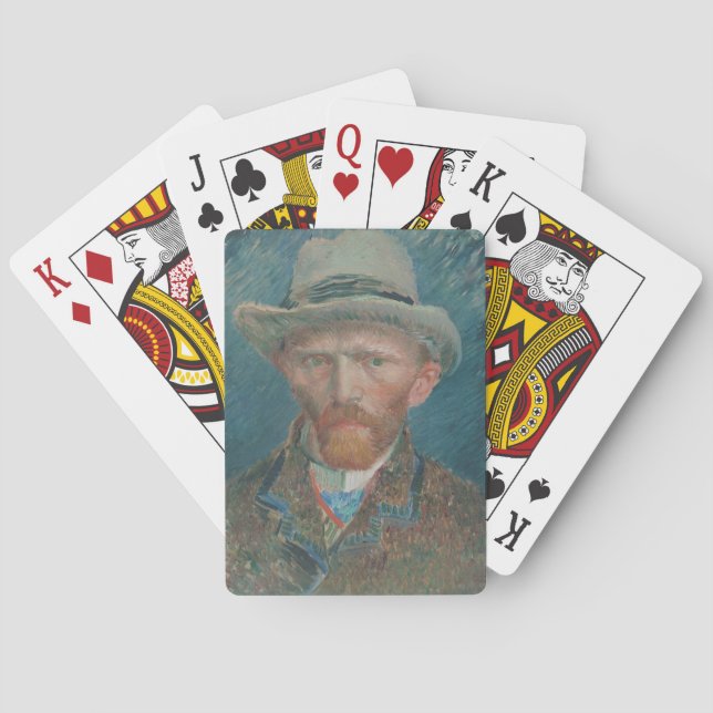 Vincent van Gogh Selbstportrait Spielkarten (Rückseite)