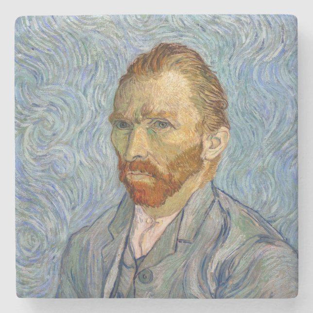 Vincent Van Gogh - Selbstportrait Steinuntersetzer (Vorderseite)