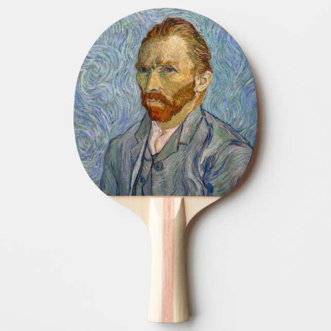 Vincent Van Gogh - Selbstportrait Tischtennis Schläger (Vorderseite)