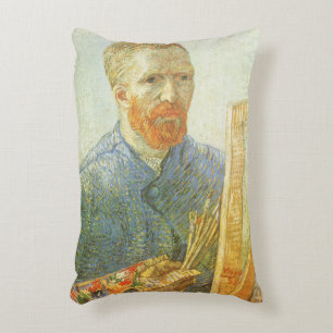 Vincent van Gogh - Selbstportrait vor Easel Dekokissen