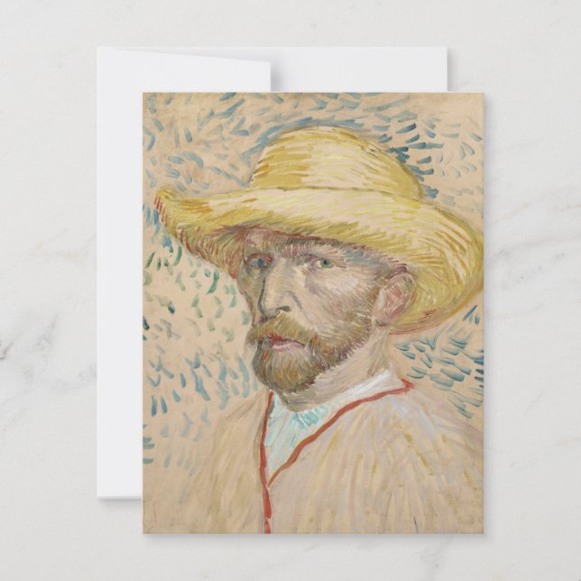 Vincent van Gogh, Selbstporträt Einladung (Vorderseite)
