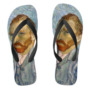 Vincent Van Gogh - Selbstporträt Flip Flops