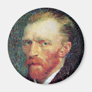 Vincent Van Gogh - Selbstporträt im Stil des Point Magnet