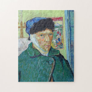 Vincent van Gogh - Selbstporträt mit bandagiertem  Puzzle