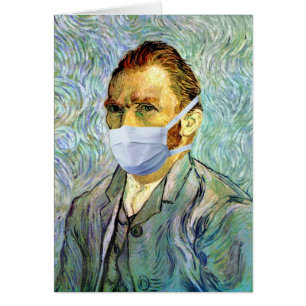Vincent Van Gogh Selbstporträt mit Maske Spoof