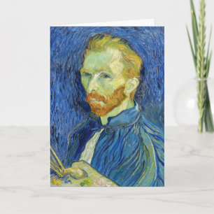 Vincent van Gogh - Selbstporträt mit Palette Karte