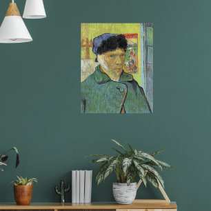 Vincent van Gogh, Selbstporträt mit verbanntem Ohr Poster