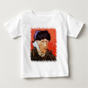 Vincent Van Gogh - Selbstporträt mit verbundenem O Baby T-shirt