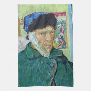 Vincent van Gogh - Selbstporträt mit verbundenem O Geschirrtuch