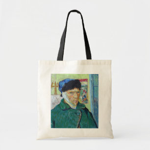 Vincent van Gogh - Selbstporträt mit verbundenem O Tragetasche