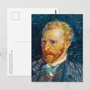 Vincent Van Gogh - Selbstporträt Postkarte