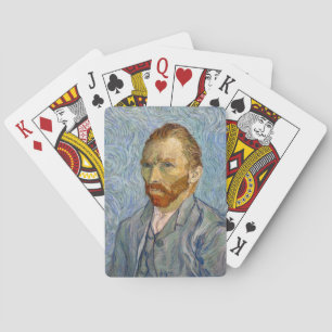 Vincent Van Gogh - Selbstporträt Spielkarten