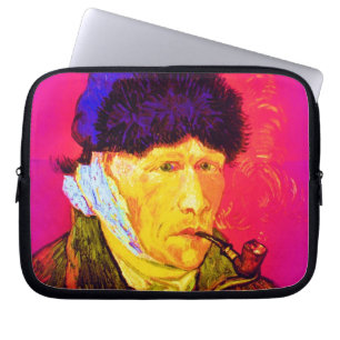 Vincent Van Gogh - Selbstporträt Verband Pop Art Laptopschutzhülle