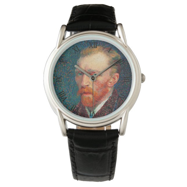 Vincent Van Gogh Self Portrait Armbanduhr (Vorderseite)