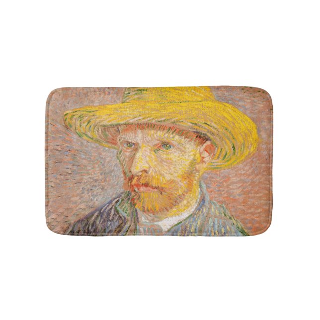 Vincent Van Gogh Self Portrait impressionistisch F Badematte (Vorderseite)
