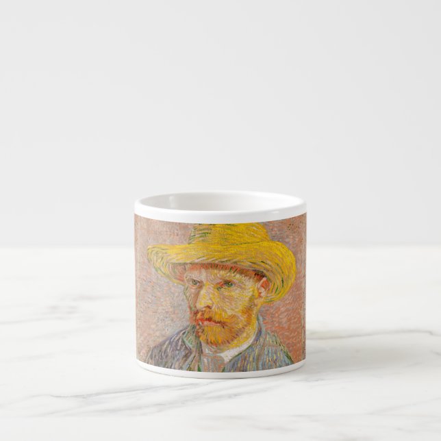 Vincent Van Gogh Self Portrait impressionistisch F Espressotasse (Vorderseite)