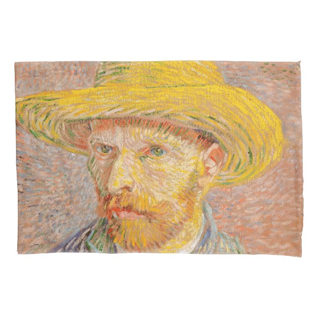 Vincent Van Gogh Self Portrait impressionistisch F Kissenbezug (Vorderseite)