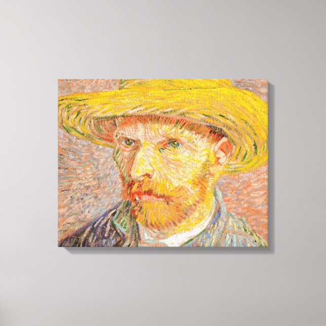Vincent Van Gogh Self Portrait impressionistisch F Leinwanddruck (Vorderseite)