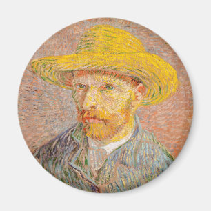 Vincent Van Gogh Self Portrait impressionistisch F Magnet