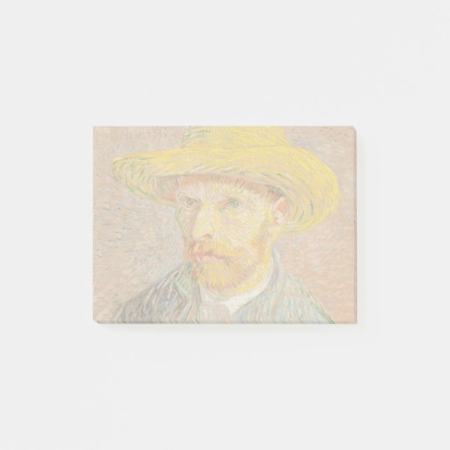 Vincent Van Gogh Self Portrait impressionistisch F Post-it Klebezettel (Vorderseite)