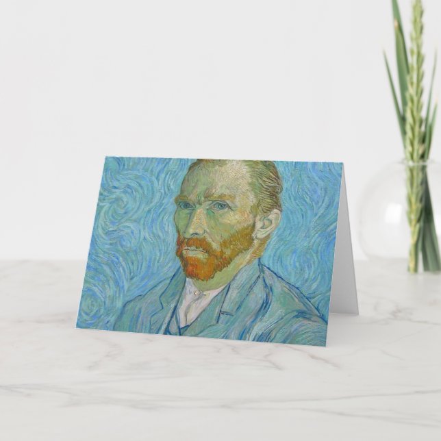 Vincent Van Gogh Self Portrait Karte (Vorderseite)
