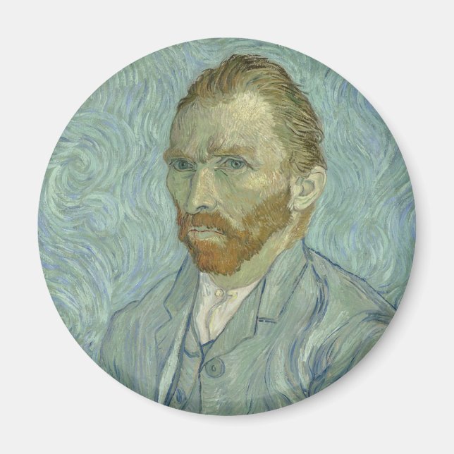 Vincent Van Gogh Self Portrait Klassische Kunst Magnet (Vorne)