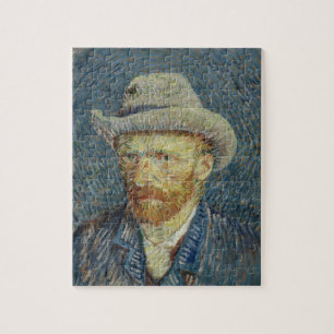 Vincent van Gogh Self Portrait mit grauem Filzhut Puzzle