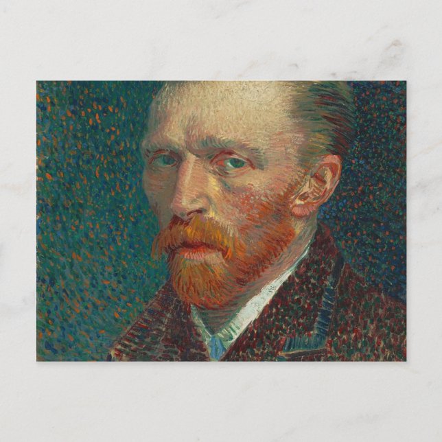 Vincent Van Gogh - Self Portrait Painting Postkarte (Vorderseite)