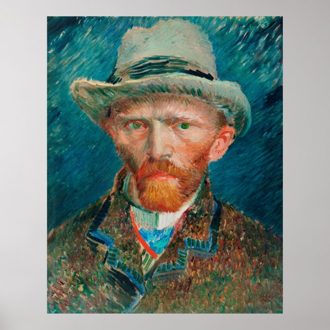 Vincent Van Gogh Self Portrait Poster (Vorne)