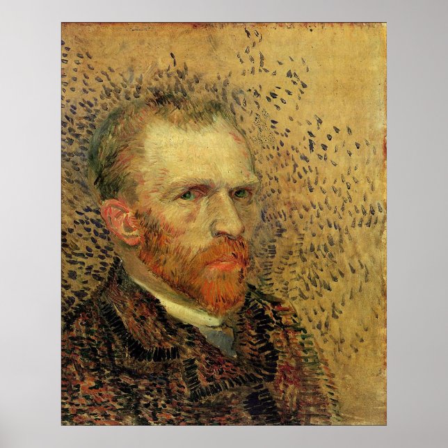 Vincent Van Gogh Self Portrait Poster (Vorne)