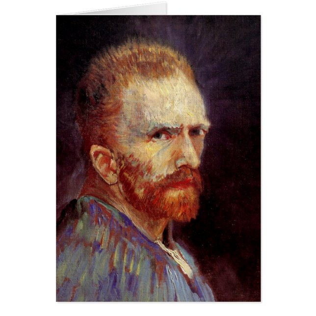 Vincent van Gogh Self Portrait, Vintage Kunst (Vorne)