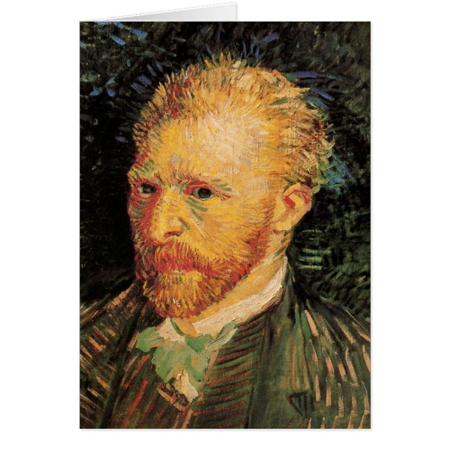 Vincent van Gogh Self Portrait, Vintage Kunst (Vorne)