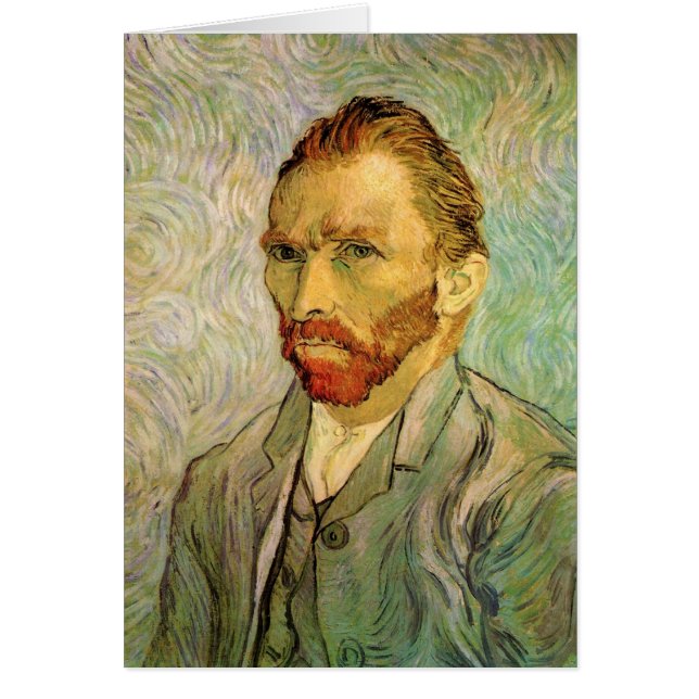 Vincent van Gogh Self Portrait, Vintage Kunst (Vorne)