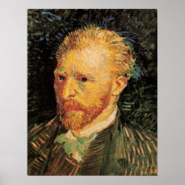 Vincent van Gogh Self Portrait, Vintage Kunst Poster